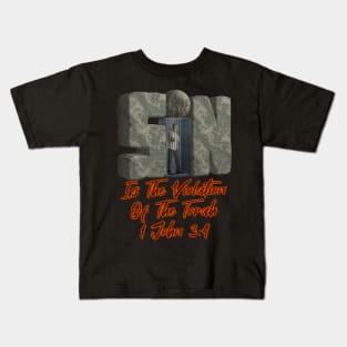 Definition Of Sin Kids T-Shirt